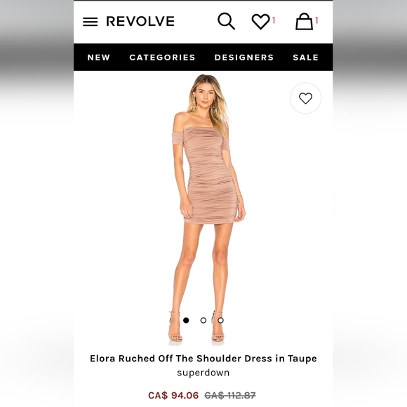 Elora Ruched Off The Shoulder - Picture 5 of 5